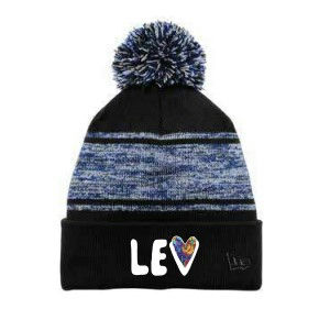 Lev Museum Pom Pom Beanie – Navy